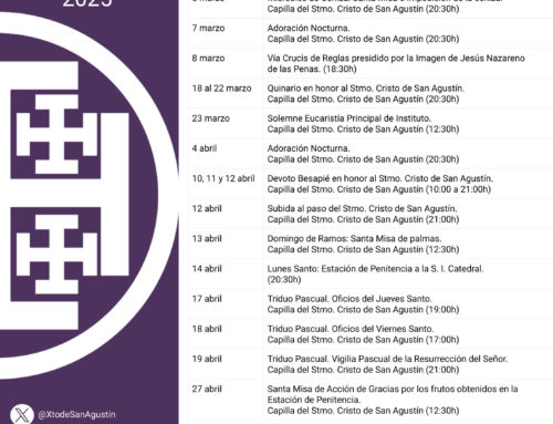 CALENDARIO DE CULTOS DE CUARESMA Y SEMANA SANTA 2025